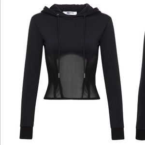 Corset Hoodie - Heiress Beverly Hills